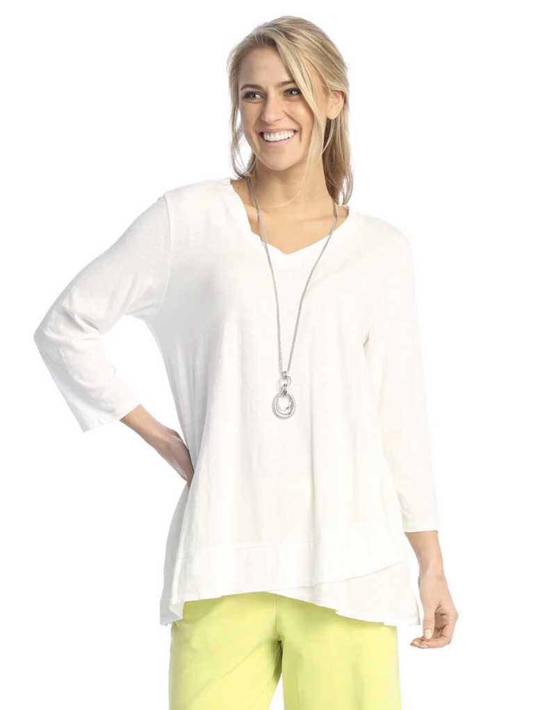 V-Neck Cotton Top