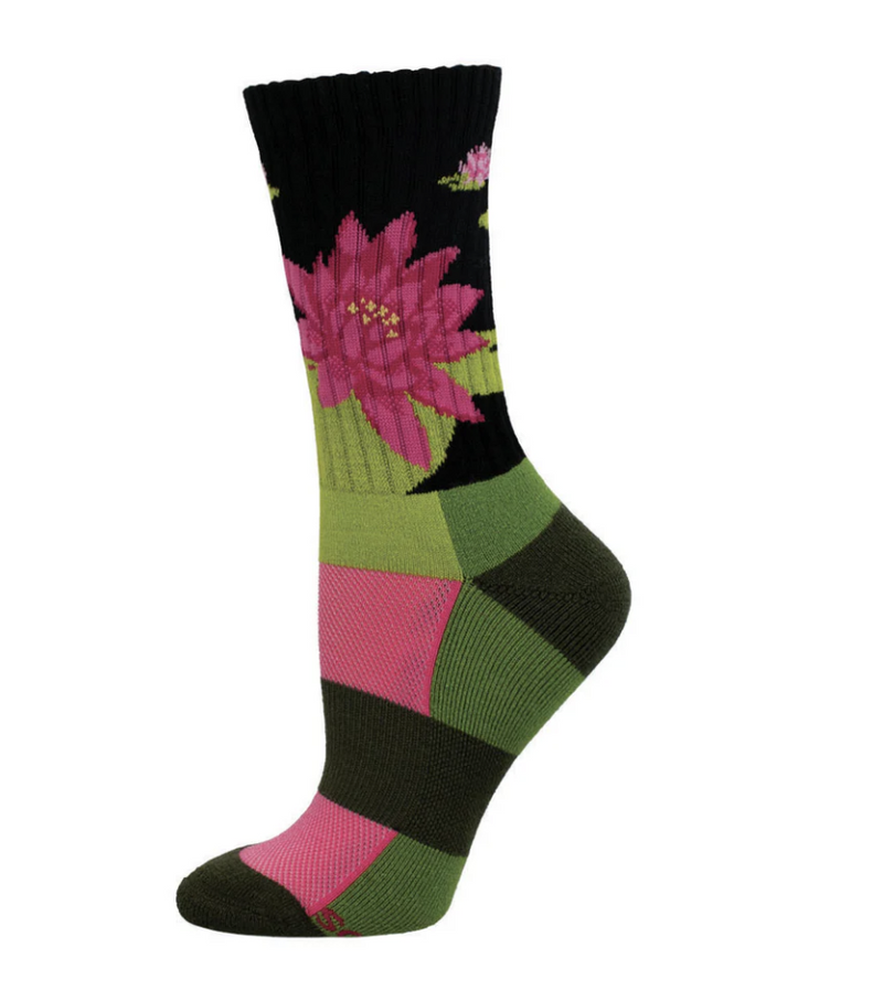 Water Lily Wool Socks