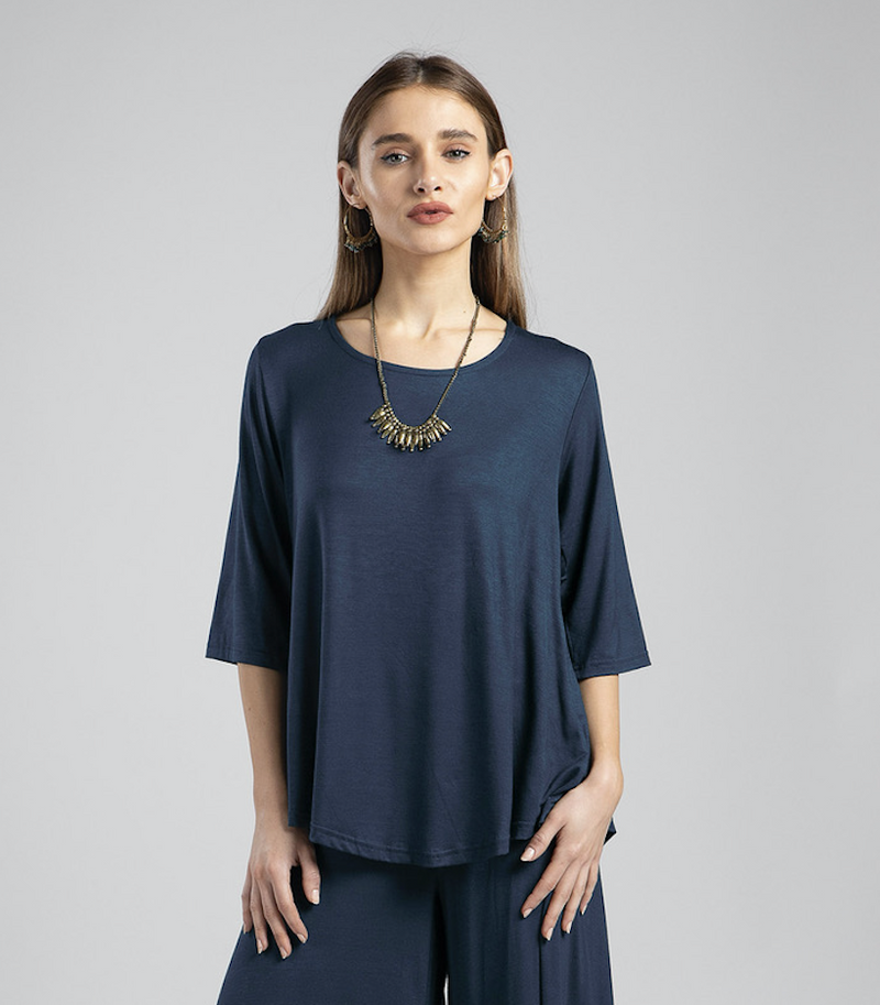 Navy Maya Top