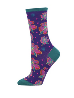 Santa Fe Floral Crew Sock