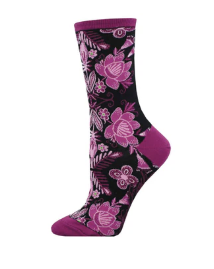 Fiesta Floral Crew Sock