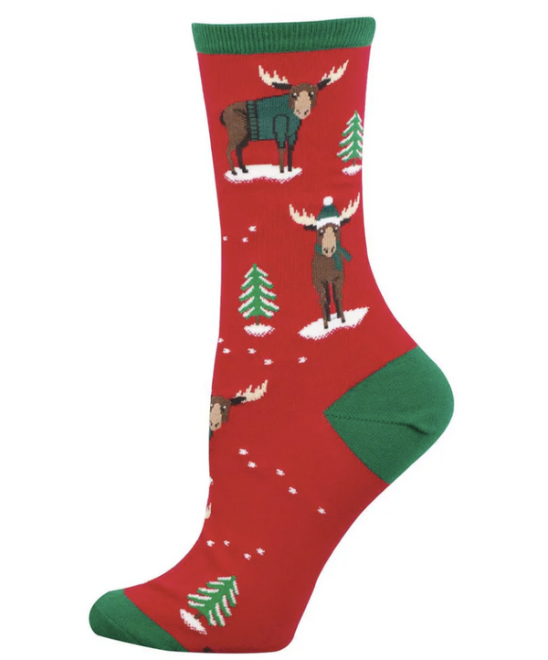 Christmoose Crew Sock