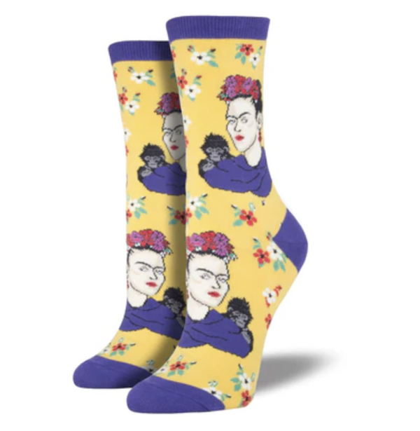 Frida Kahlo Crew Socks
