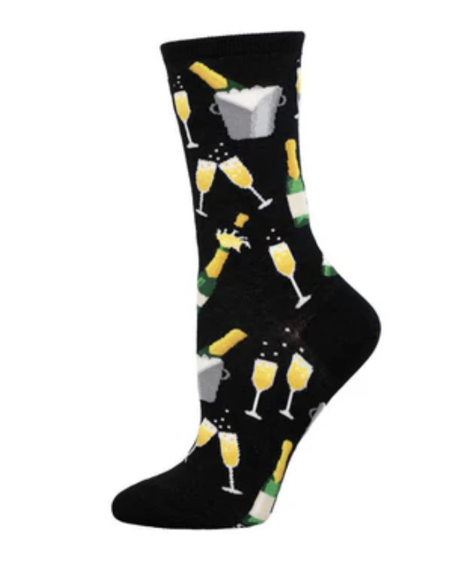 Champagne Toast Crew Socks