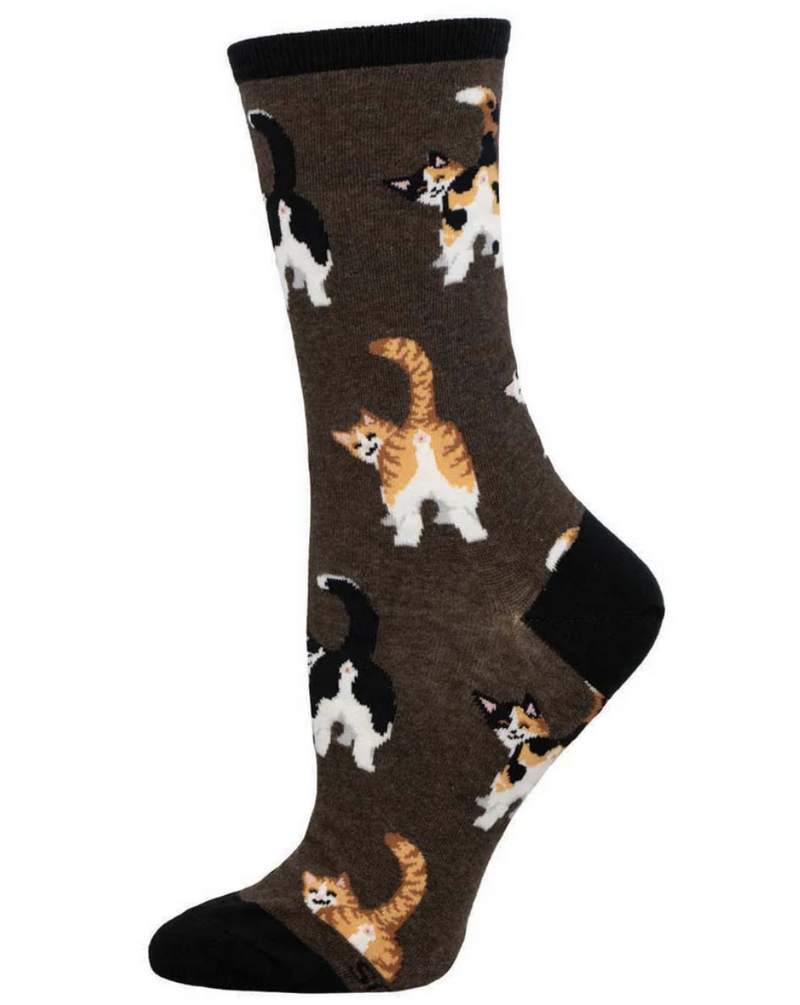 Cat Butts Crew Socks