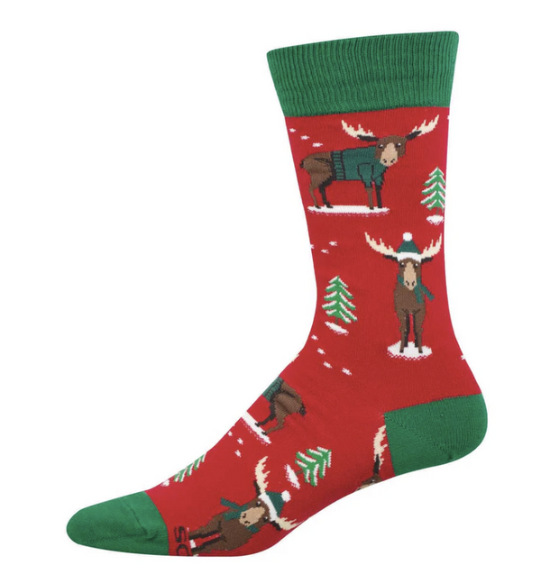 Men's Christmoose Crew Sock