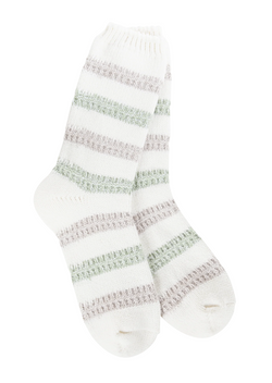 Meadow Stripe Crew Sock