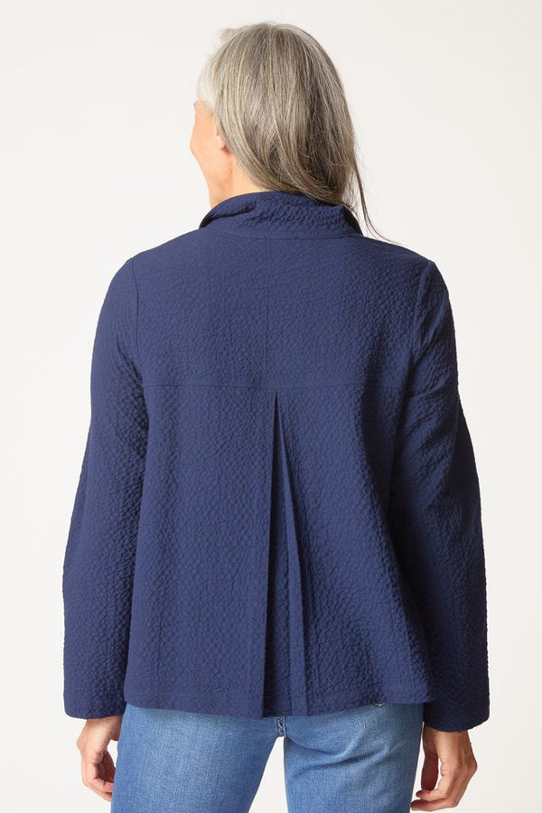 Navy Button Cardigan