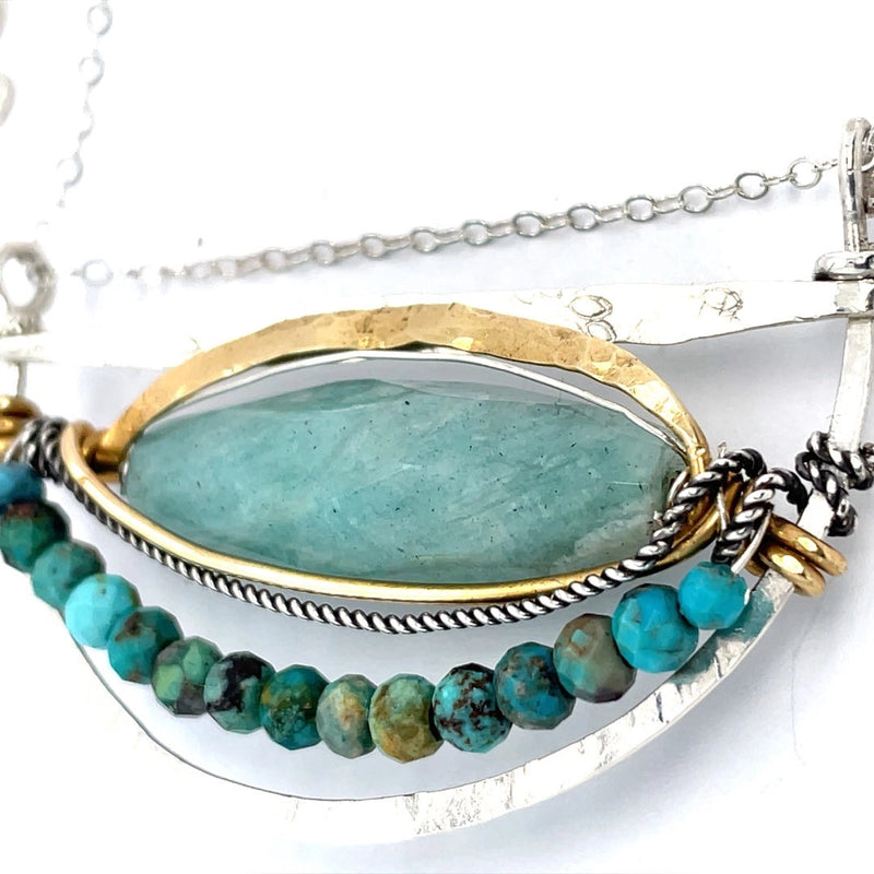 Amazonite Sterling Necklace