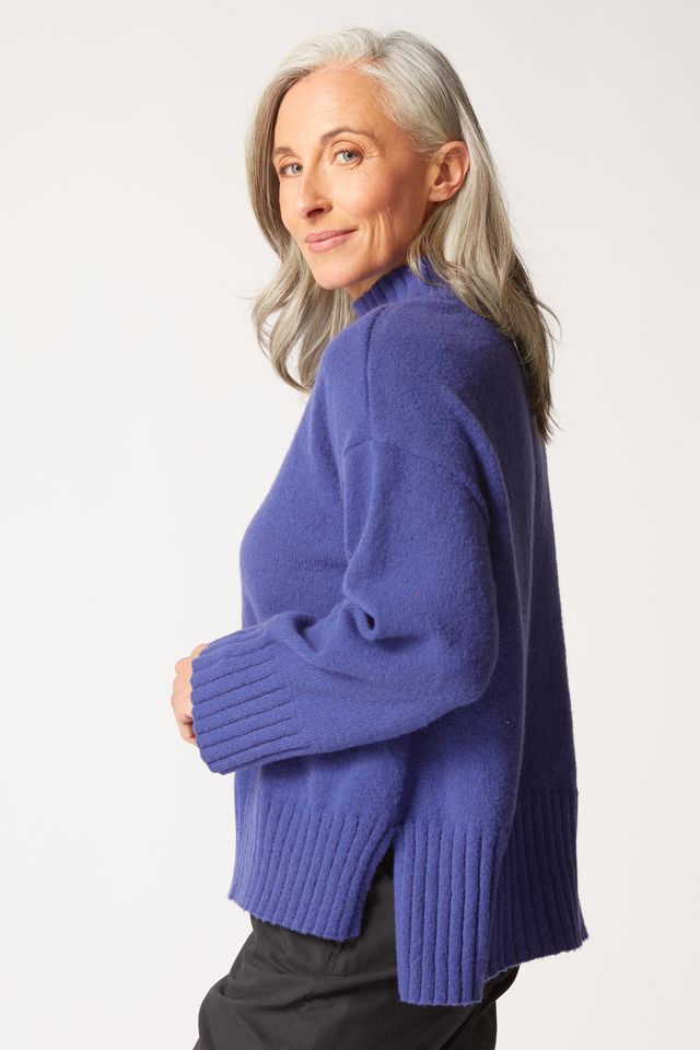 Midnight Cozy Pullover Sweater