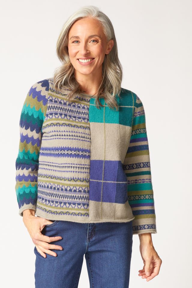 Driftwood Patchwork Sweater