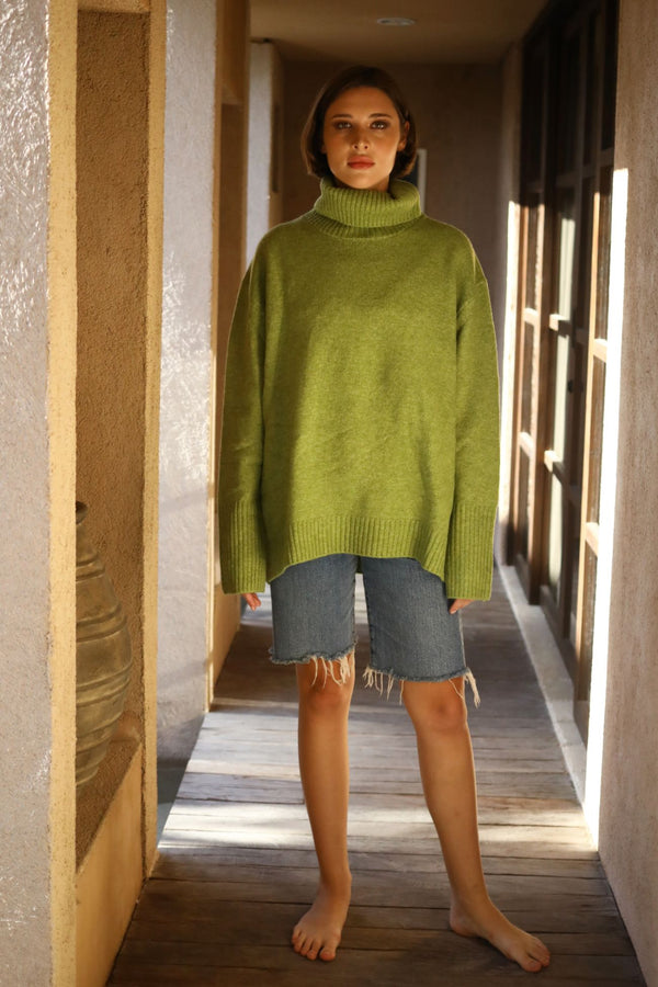 Green Apple Dogwalker Sweater