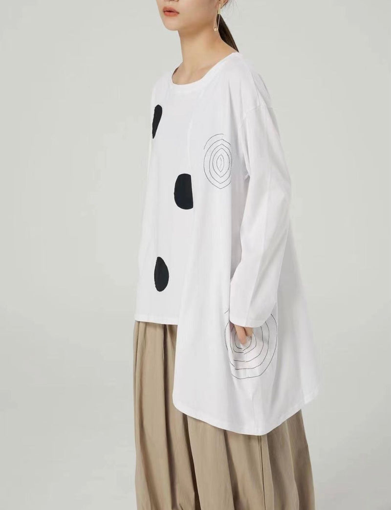 Stitched Asym Top