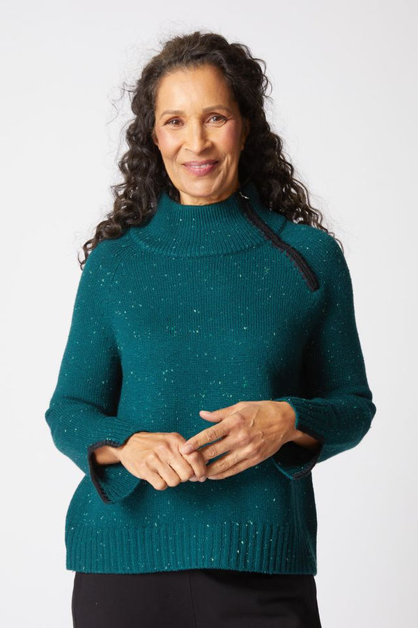 Juniper Zip Neck Sweater