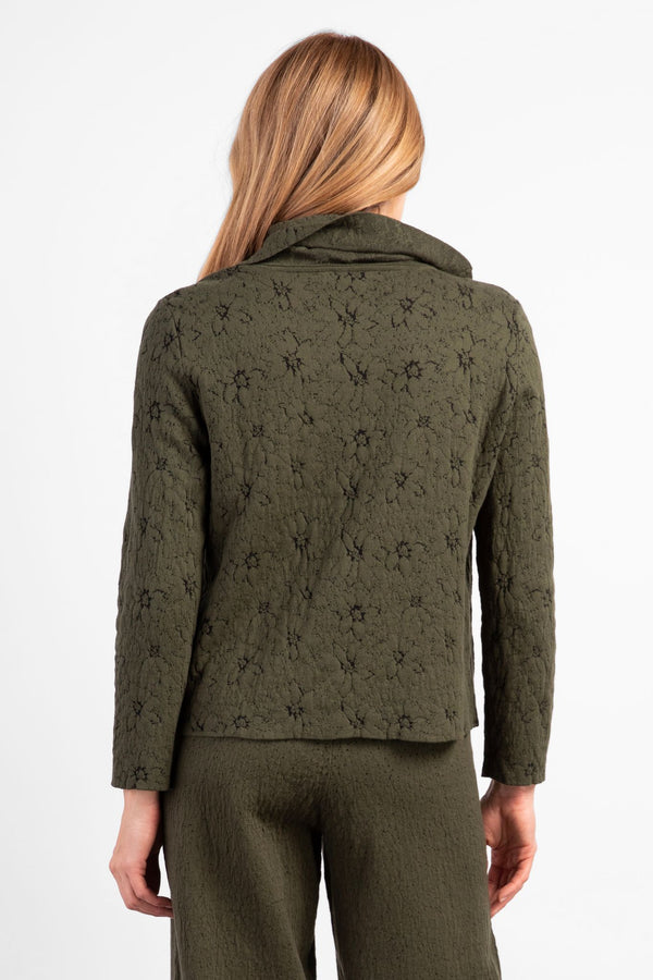 Forest Embossed Pullover