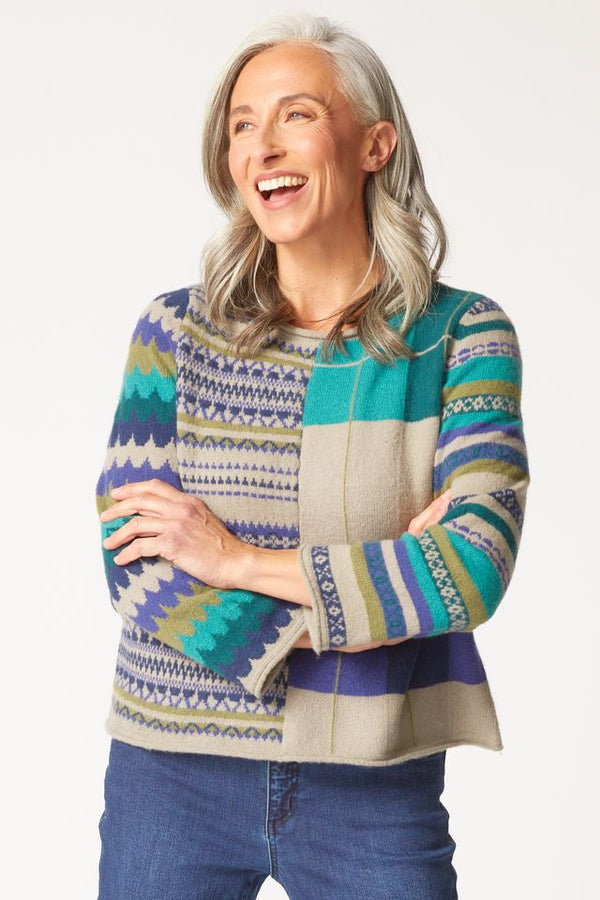 Driftwood Patchwork Sweater