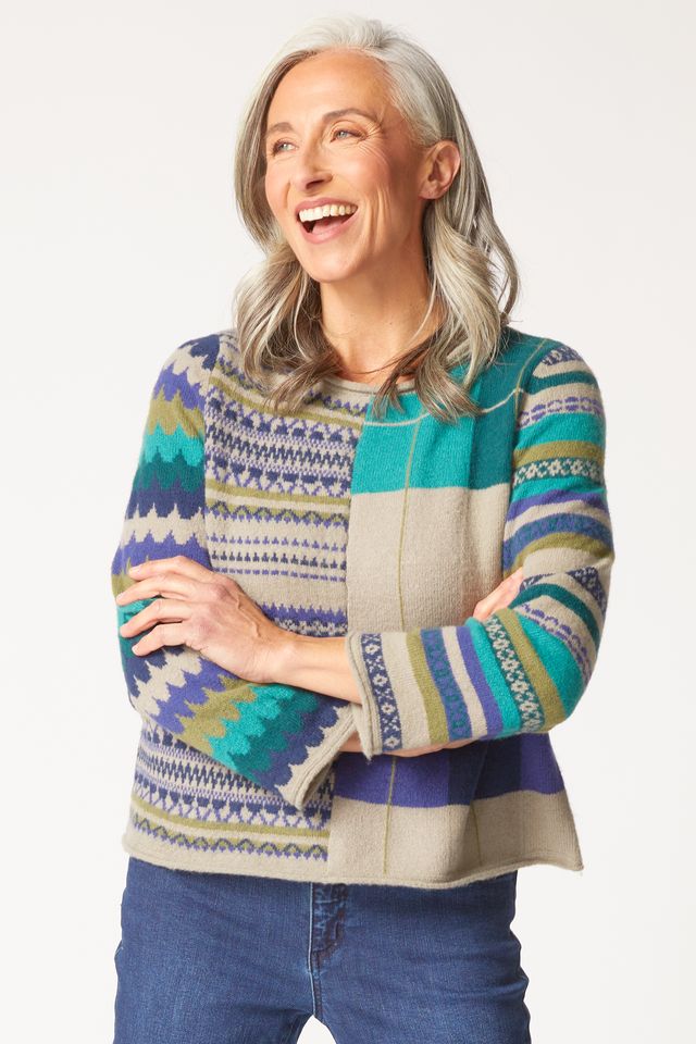 Driftwood Patchwork Sweater
