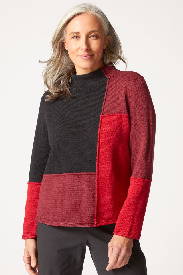Ruby Color Block Sweater