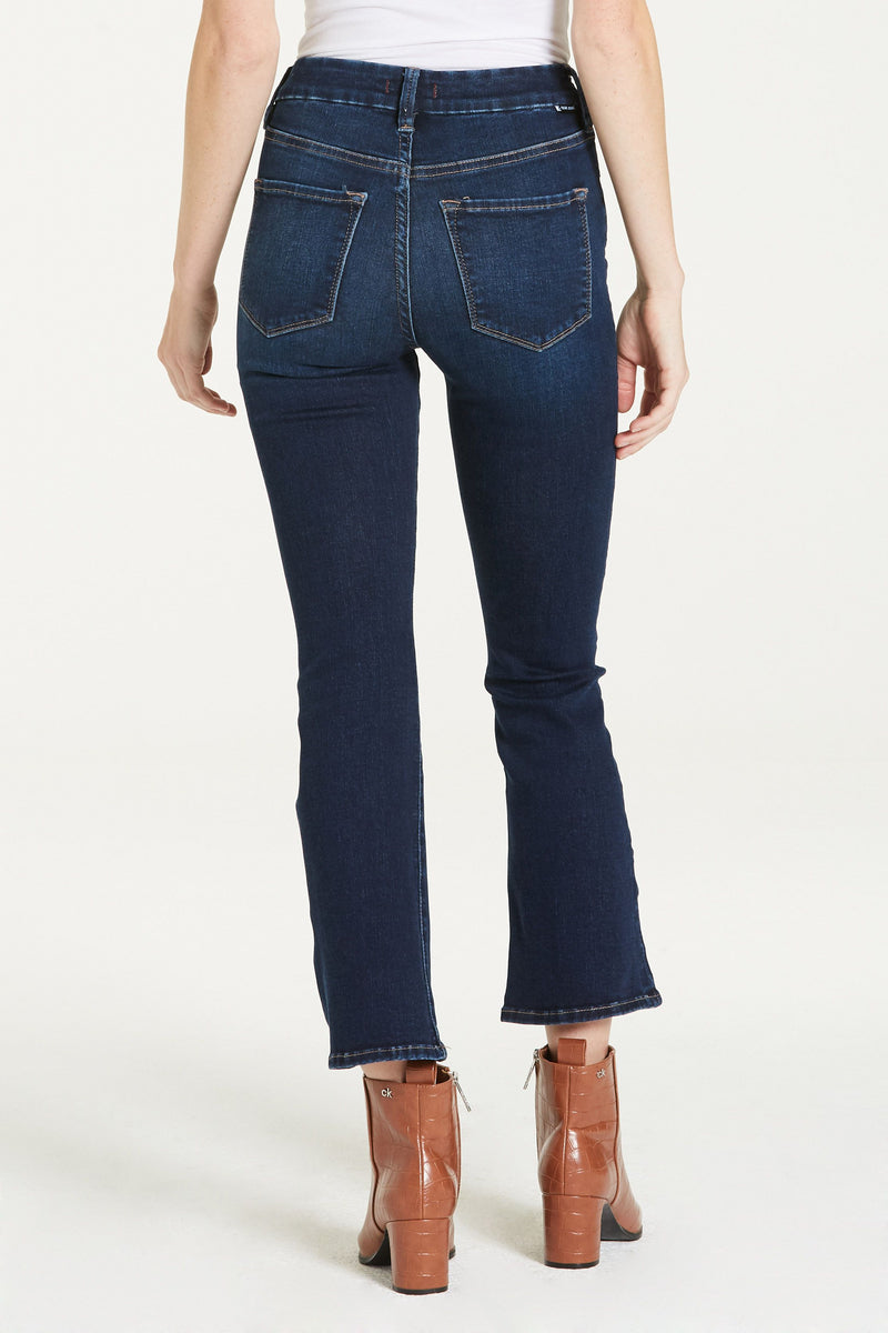 Hi Rise Crop Flare Jean