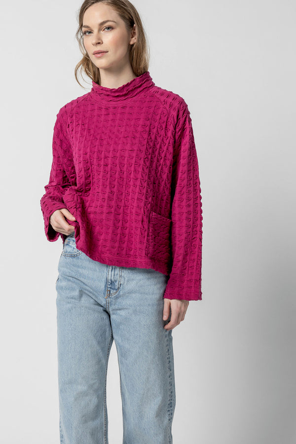 Wineberry Waffle Top