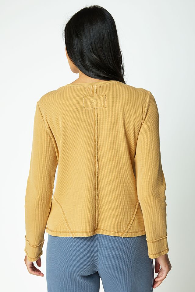 Honey Waffle Seam Top