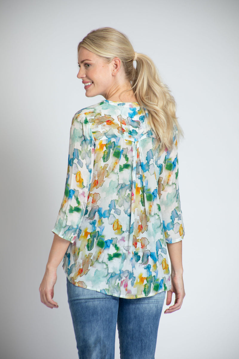 Multi Watercolor Pullover