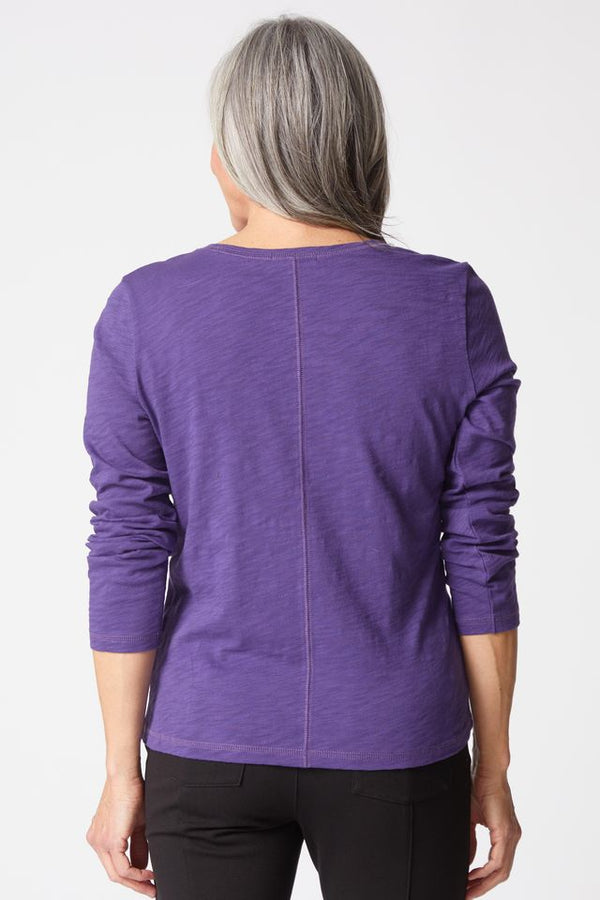 Mulberry Seam Long Sleeve Top