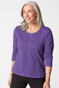 Mulberry Seam Long Sleeve Top