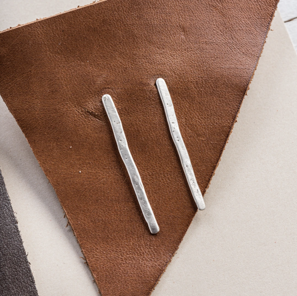 Sterling Linea Studs