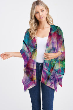 Purple Etch Shawl Jacket