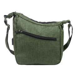 Olive Charge & Go Shoulder Bag
