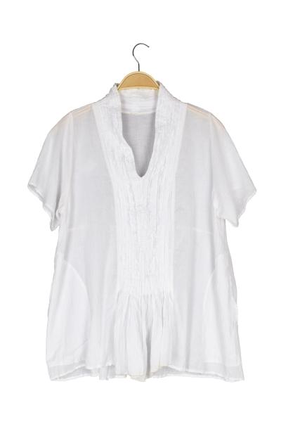 White Pleats Shirt