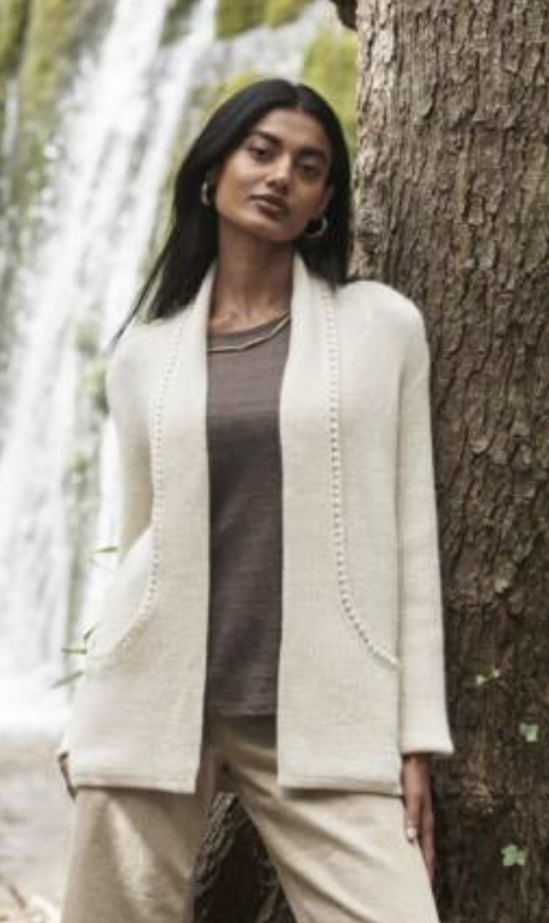 Ivory Alpaca Cardigan