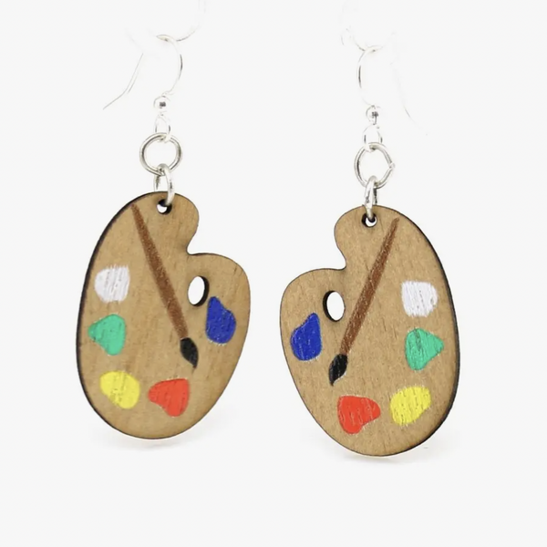 Painter Pallet Earrings