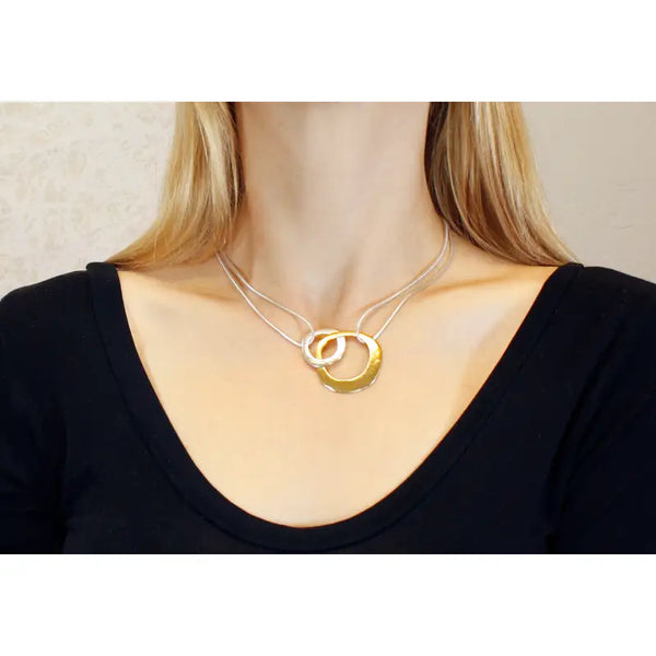 Organic Rings Necklace