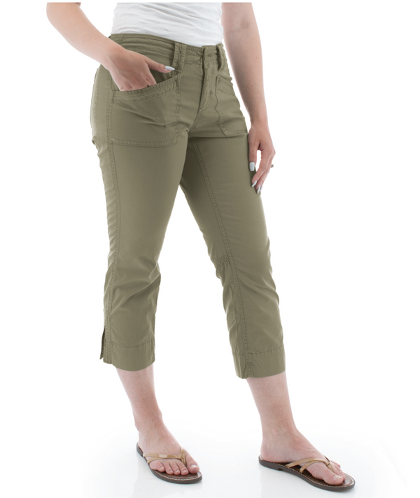 Grape Leaf Crop Cargo Pant
