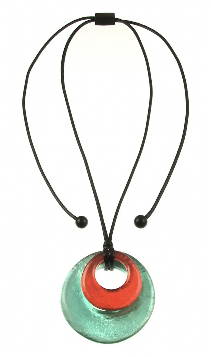 Coral Combo Double Necklace