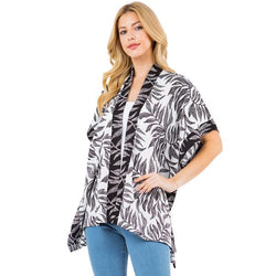 Leaves Textured Kimono