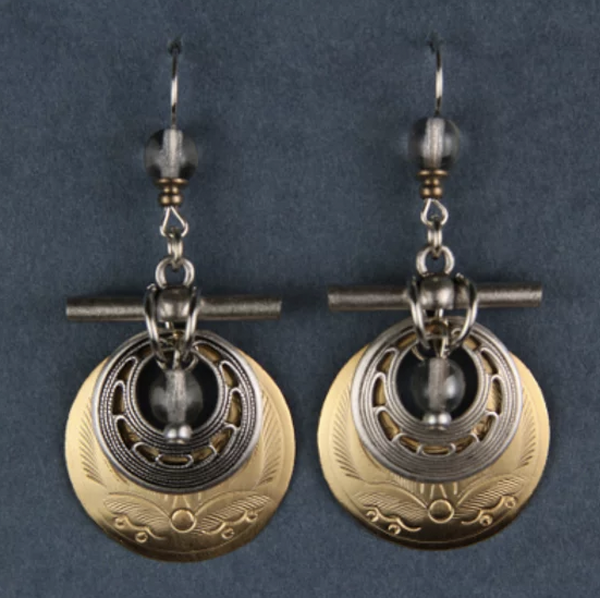 Two Tone Asian Earring