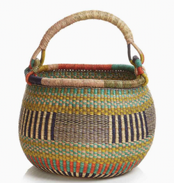 Ghana Handwoven Basket Bag