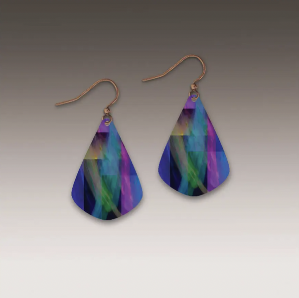 Purples Tri Earring