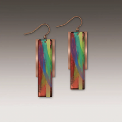 Copper Rainbow Earring