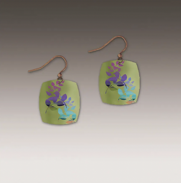 Lime Floral Small Earring