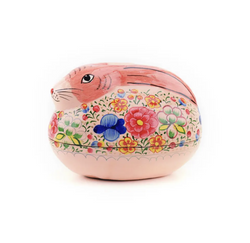 Pink Kashmiri Bunny Box