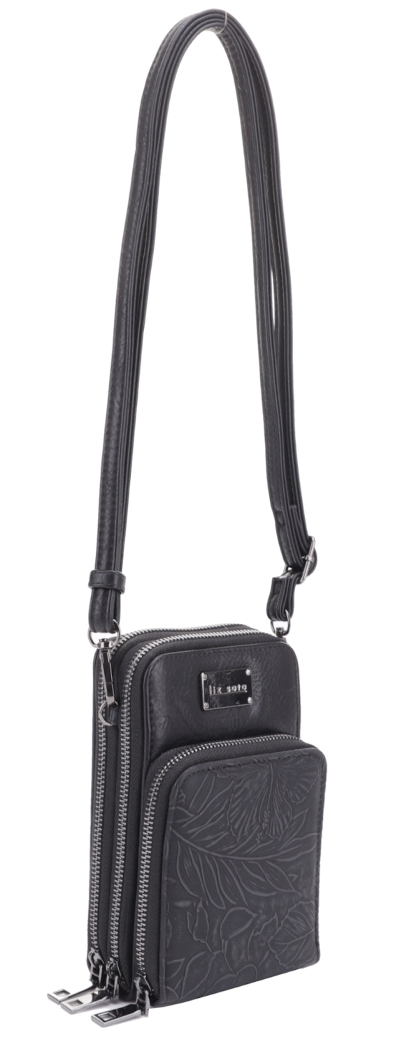 Black Embossed Small Bag