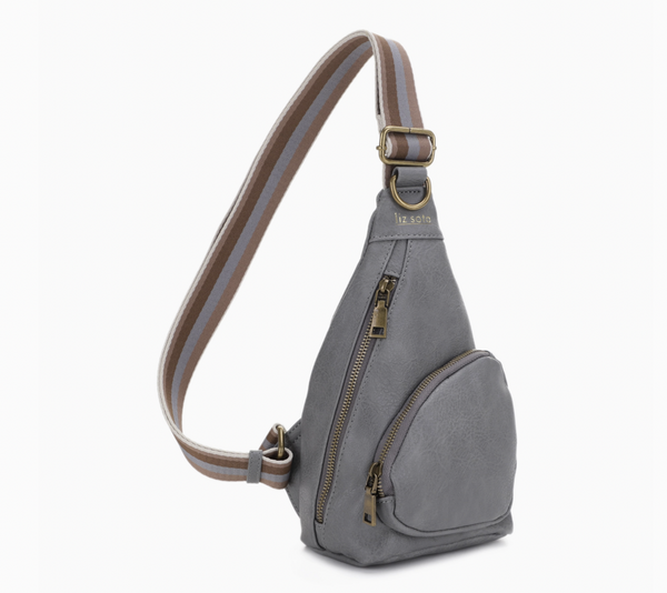 Gray Sling Bag