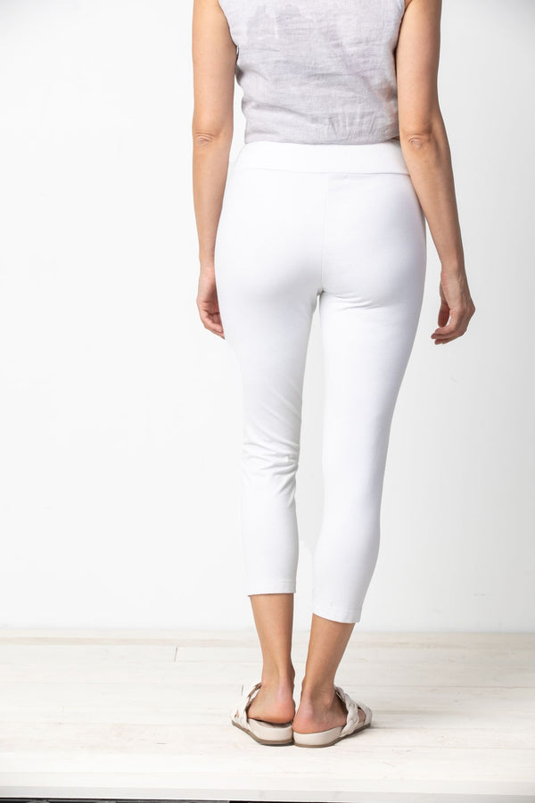 White Denim Capri Legging