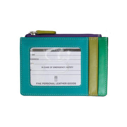 Cool Tropic Leather Credit Card Holder