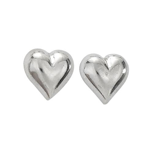 Sterling Heart Stud