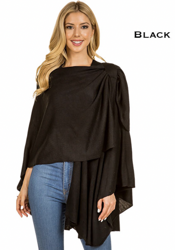 Loop Pull Thru Wrap Black